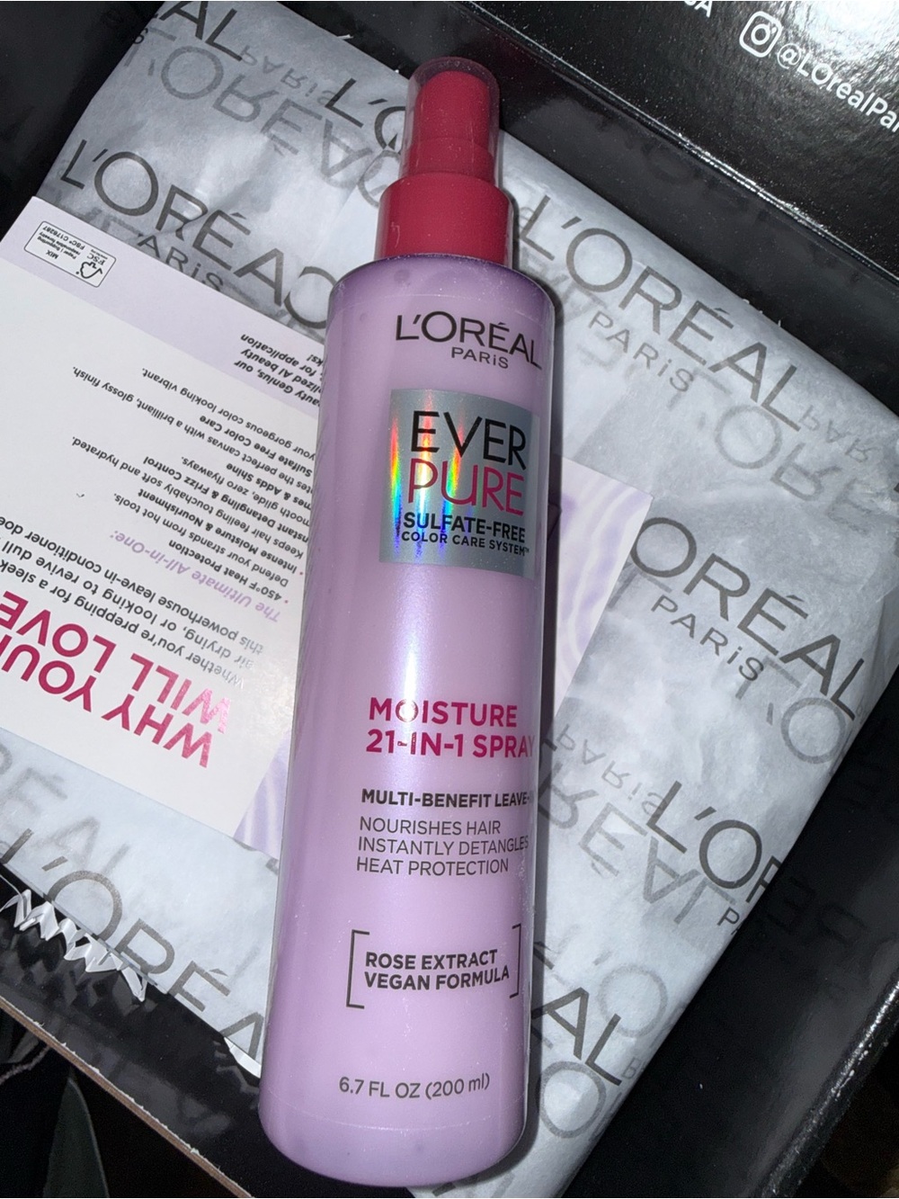 L’Oréal EverPure Moisture 21-in-1 Spray